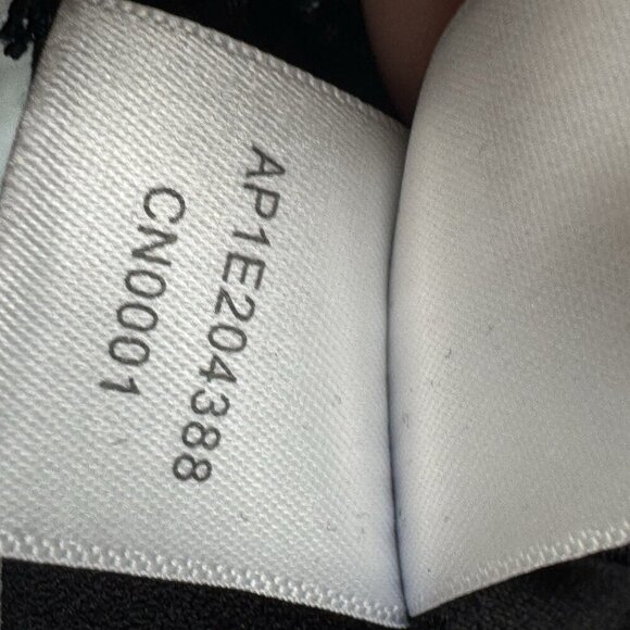 $219 Adrianna Papell Jumpsuit Size 2 Black Sleeveless Lace Sequins Mesh Evening - Picture 11 of 12